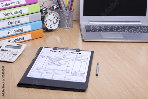 Obraz Purchase order