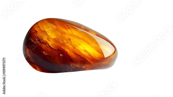 Obraz Amber Gemstone Closeup Photo