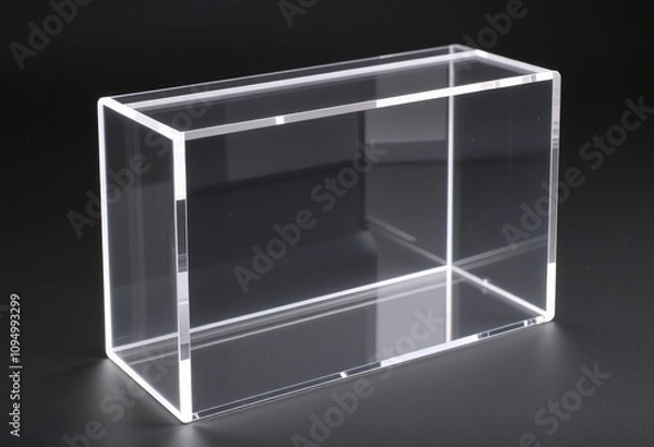 Obraz Acrylic A transparent plastic material often used in displays an