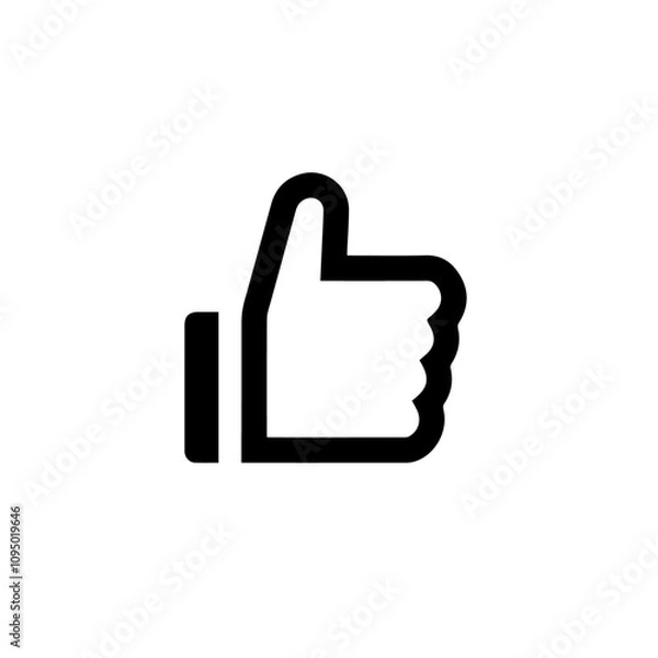 Fototapeta thumb up icon