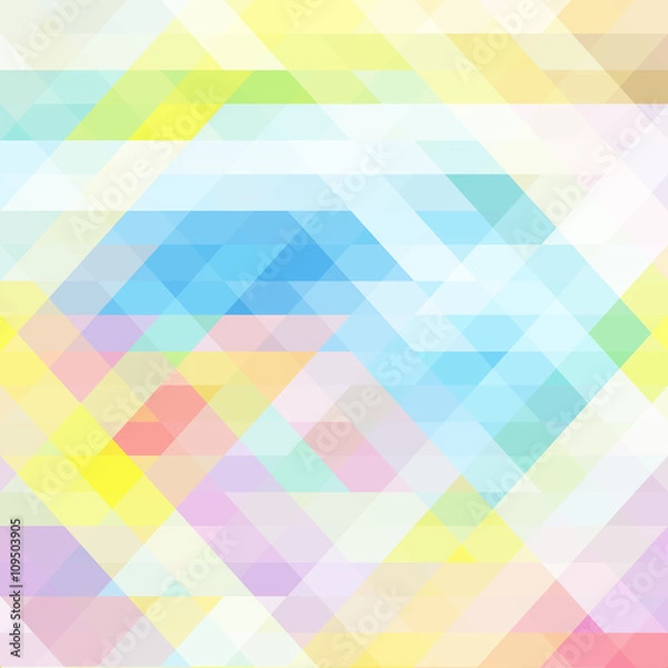 Fototapeta Triangle mosaic background