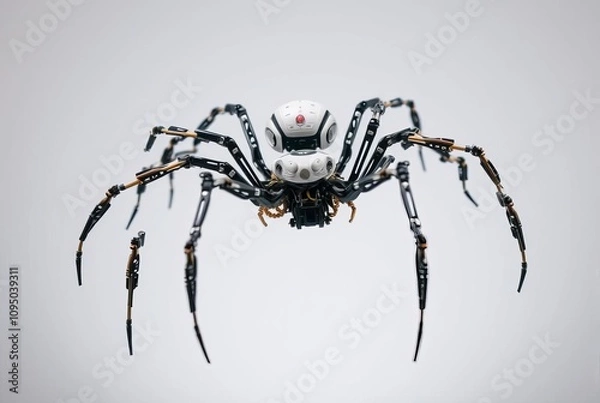 Fototapeta Artistic Spider A spider robot designed for artistic purposes sh