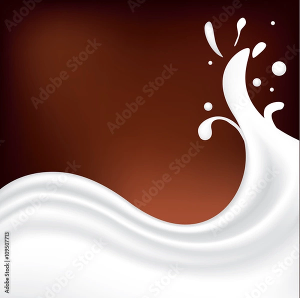 Obraz Milk vector