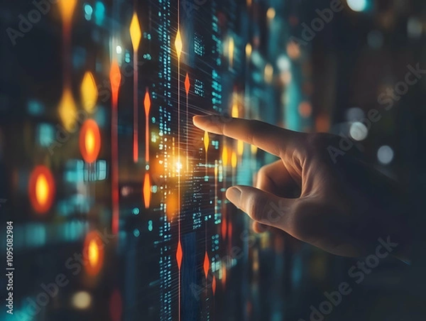 Fototapeta Illustration - Data Analysis Technology Digital Innovation