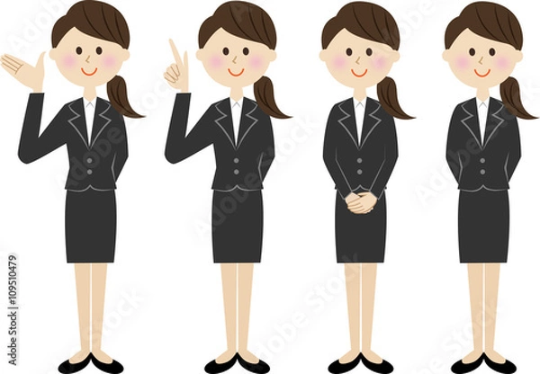 Obraz ビジネスウーマン　セット
