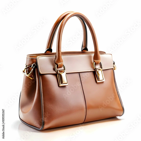 Obraz hands bag on white background