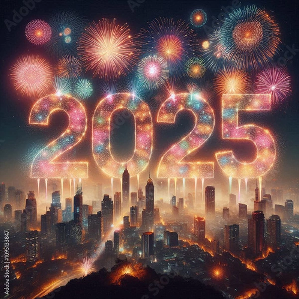 Fototapeta 2025 fireworks