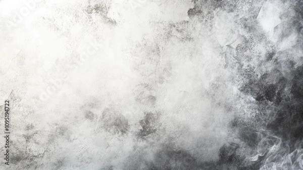 Fototapeta Smooth White Paper Texture Background with a Hint of Grey, Ideal for Presentations, Web Designs, and Branding