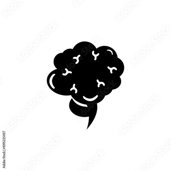 Fototapeta Brain Vector icon, Anatomy Vector Icons. Human Organs vector icon