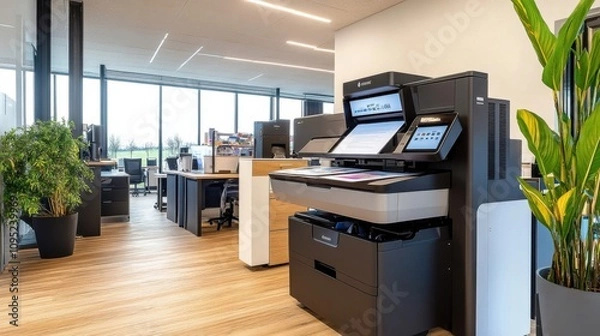 Fototapeta Professional printer for high quality print services in office