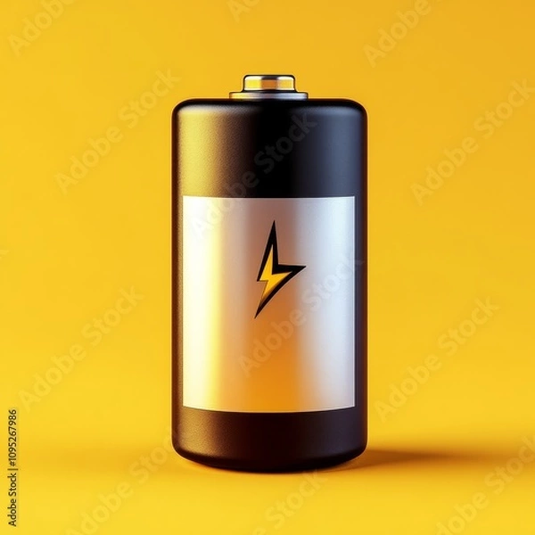 Obraz A simple picture of a battery showing it's fully charged.