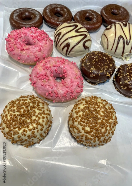 Fototapeta View of perhaps the most popular and appreciated sweets in the world
