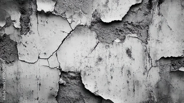 Obraz destroyed concrete wall background texture