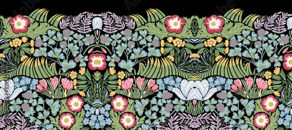 Obraz abstract seamless pattern vector design 