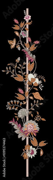 Obraz abstract vector background with lines