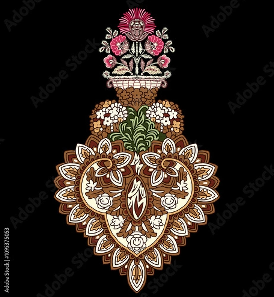 Obraz Ornament geometrical vector design pattern