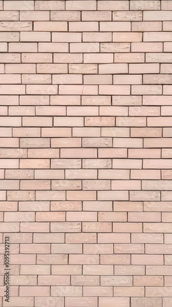 Obraz Brick wall with pink bricks