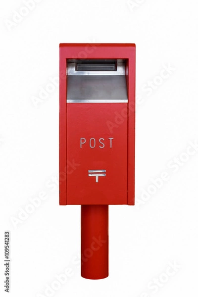 Obraz Japanese post box isolate on white