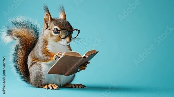 Obraz SEO Optimized Title:

Bookish Squirrel: A Smart and Cuddly Reader