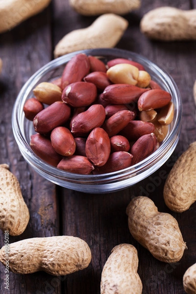 Obraz Dry roasted peanuts