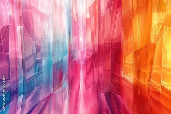 Fototapeta Colorful Minimalistic Abstract Texture Background