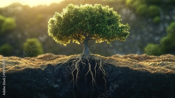 Fototapeta Wealth growth plan, financial advisor, investment strategies, retirement goals.