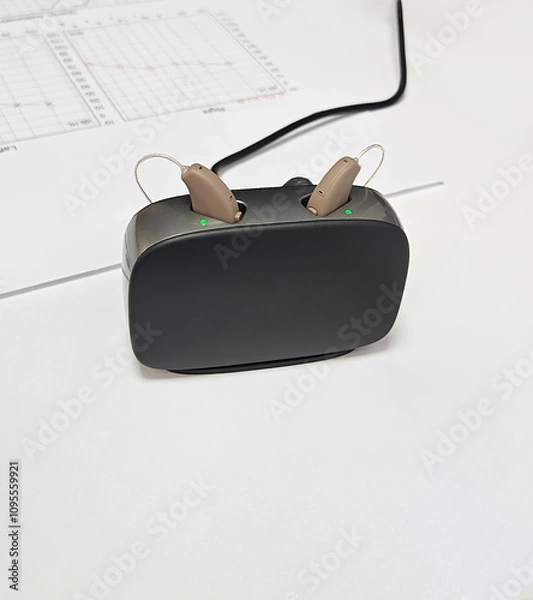 Obraz Hearing aid, rechargeable hearing aid