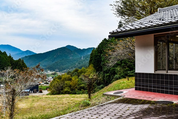 Fototapeta バス旅行での秋の風景・日本