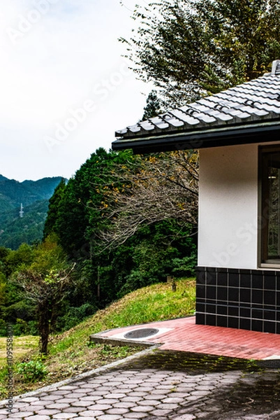 Obraz バス旅行での秋の風景・日本