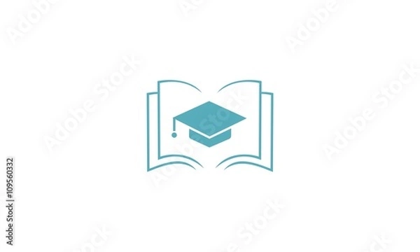 Obraz Education Logo Concept With Graduation