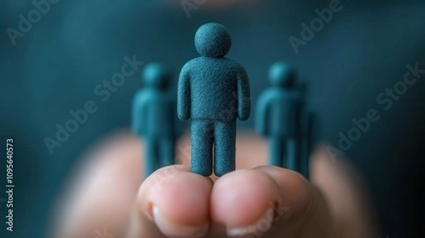 Obraz hr human resource and outsourcing concept hr manager concept innovative recruitment employee hiring ensures succes
