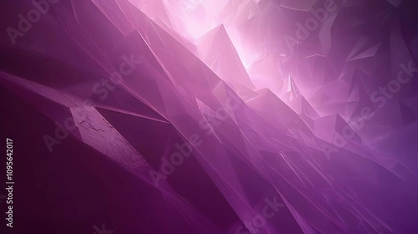 Obraz Abstract 3D Purple Crystal Background