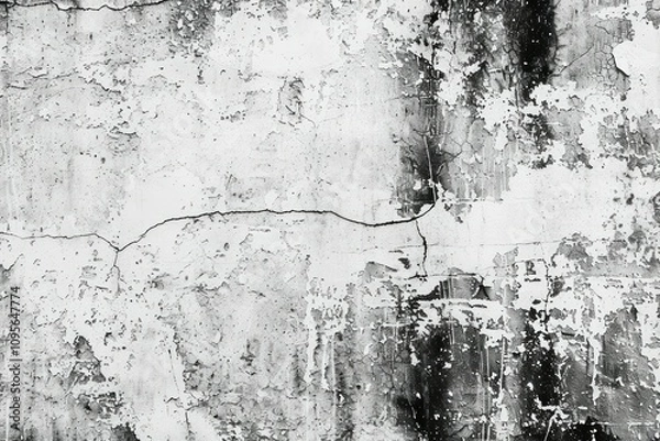 Fototapeta Image of Toned grungy old plaster surface. Texture for background usage