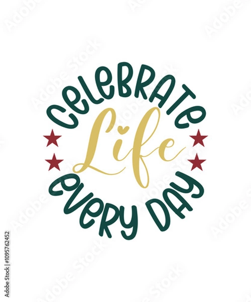 Fototapeta Happy New Year SVG Bundle 2025, Happy New Year SVG Design, Happy New Year t-shirt design 