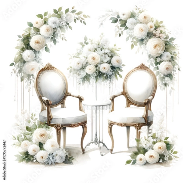 Obraz wedding table decoration