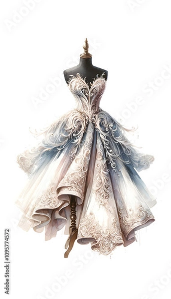 Obraz Wedding elements illustration