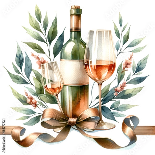 Obraz Wedding elements illustration