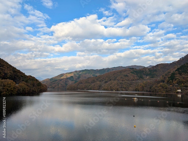 Obraz 草木湖　群馬県みどり市