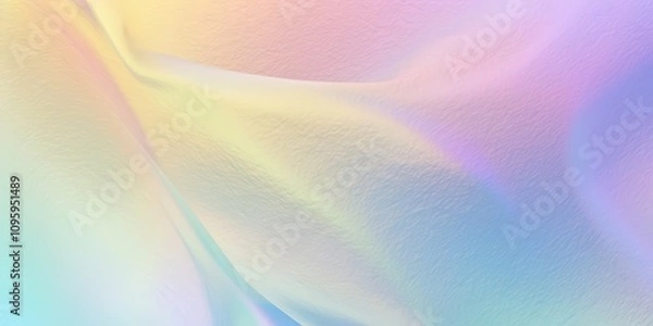 Fototapeta Ethereal Swirls of Pastel Colors in Soft Gradients Creating a Dreamlike Digital Art Background for Creative Projects and Presentations