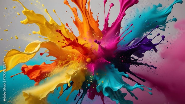 Obraz abstract watercolor background