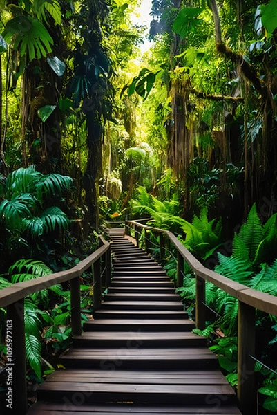 Obraz path in the forest