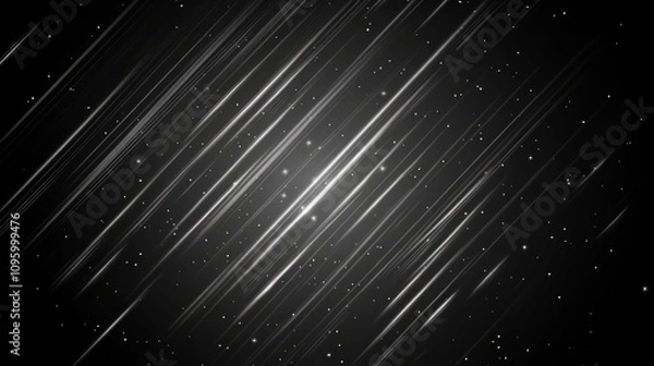 Fototapeta Abstract Dark Background with Diagonal Light Lines