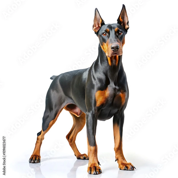 Fototapeta dog isolated on white