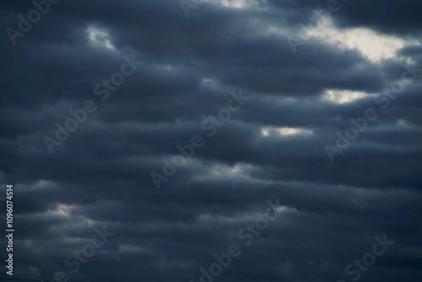 Fototapeta 夕暮れ時の雲