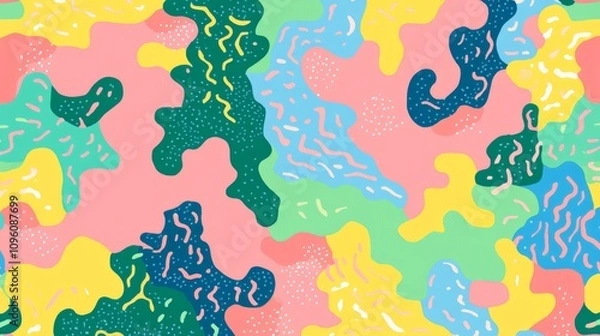 Obraz Pastel-colored abstract spring wallpaper