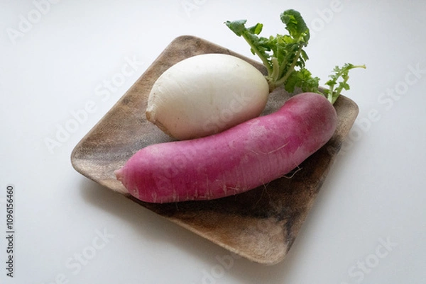 Obraz 辛味大根とレディサラダ