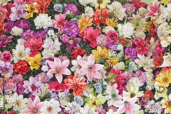 Obraz beautiful flowered background