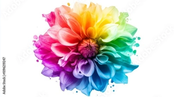 Obraz Beautiful flower image arrangement elements