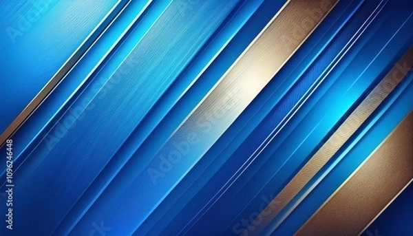 Fototapeta bright blue background with diagonal stripes adding dynamic energy