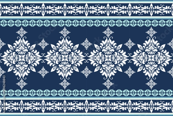 Fototapeta abstract florals, aesthetics, background leaf, botanical design, botanical illustration, botanical print, classic patterns, colorful blooms, decorative flowers, evergreen leaves, exotic leaves,